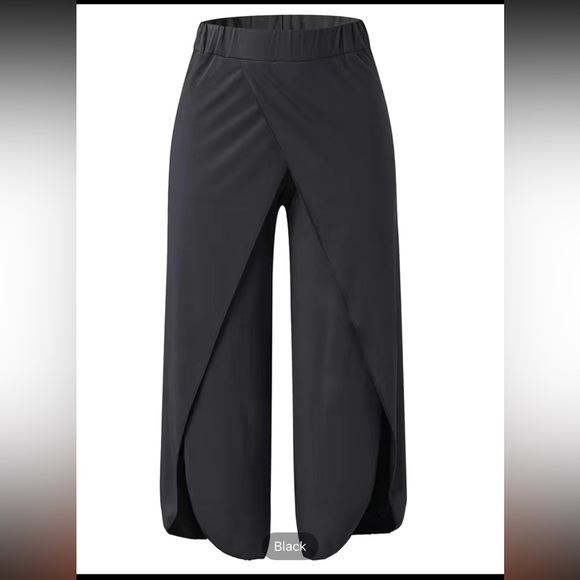 Brand New Women's Plus High Rise Split Loose Wide Leg Pants 4X - Picture 4 of 5